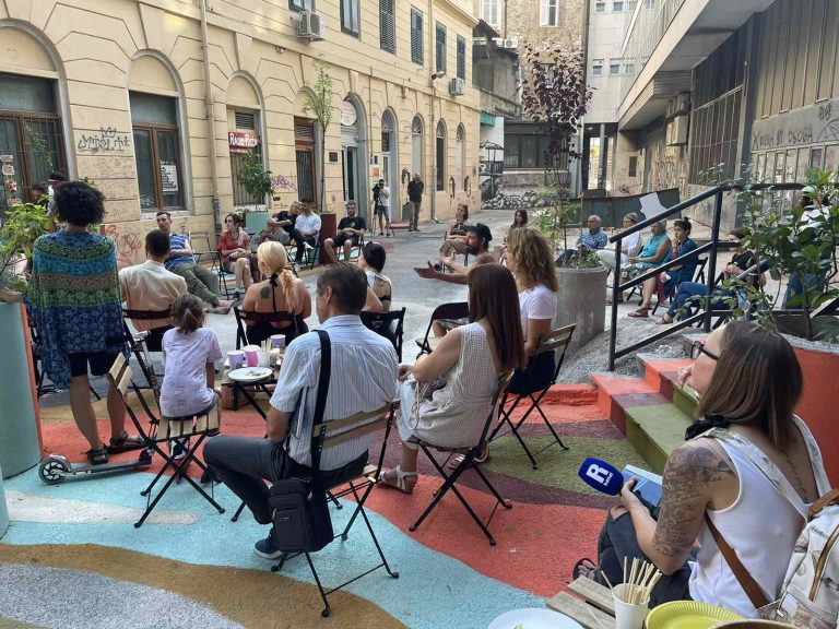 public talk about the future of the street